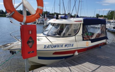 Karetka wodna w Porcie Iława